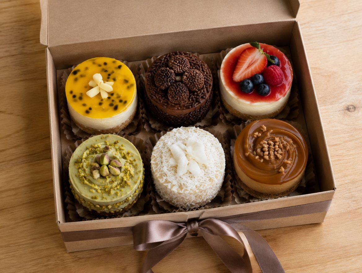 Caja de mini tortas de Dulce Marina